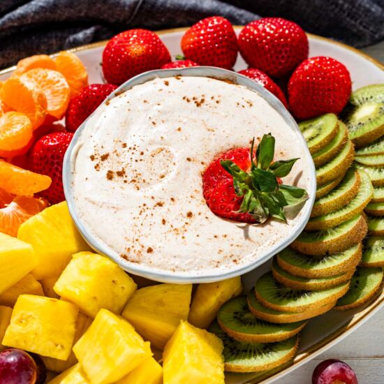 Best Vanilla Fruit Dip - Recipe photo by Get Inspired Everyday