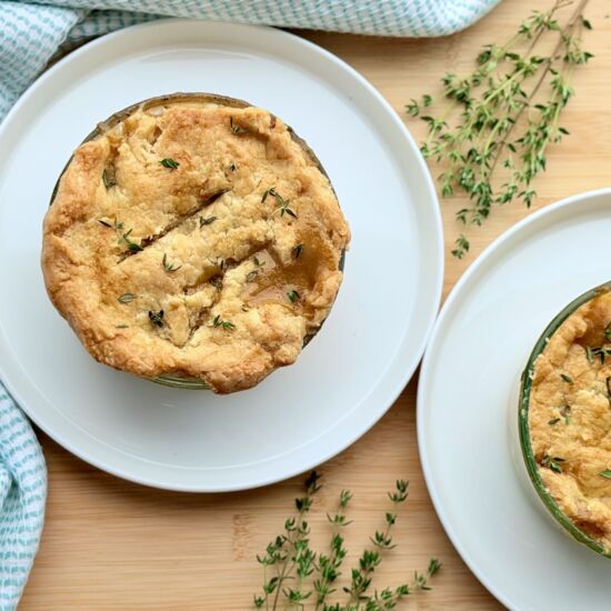 Gluten Free Chicken Pot Pie - Recipe photo by OurNourishedKitchen