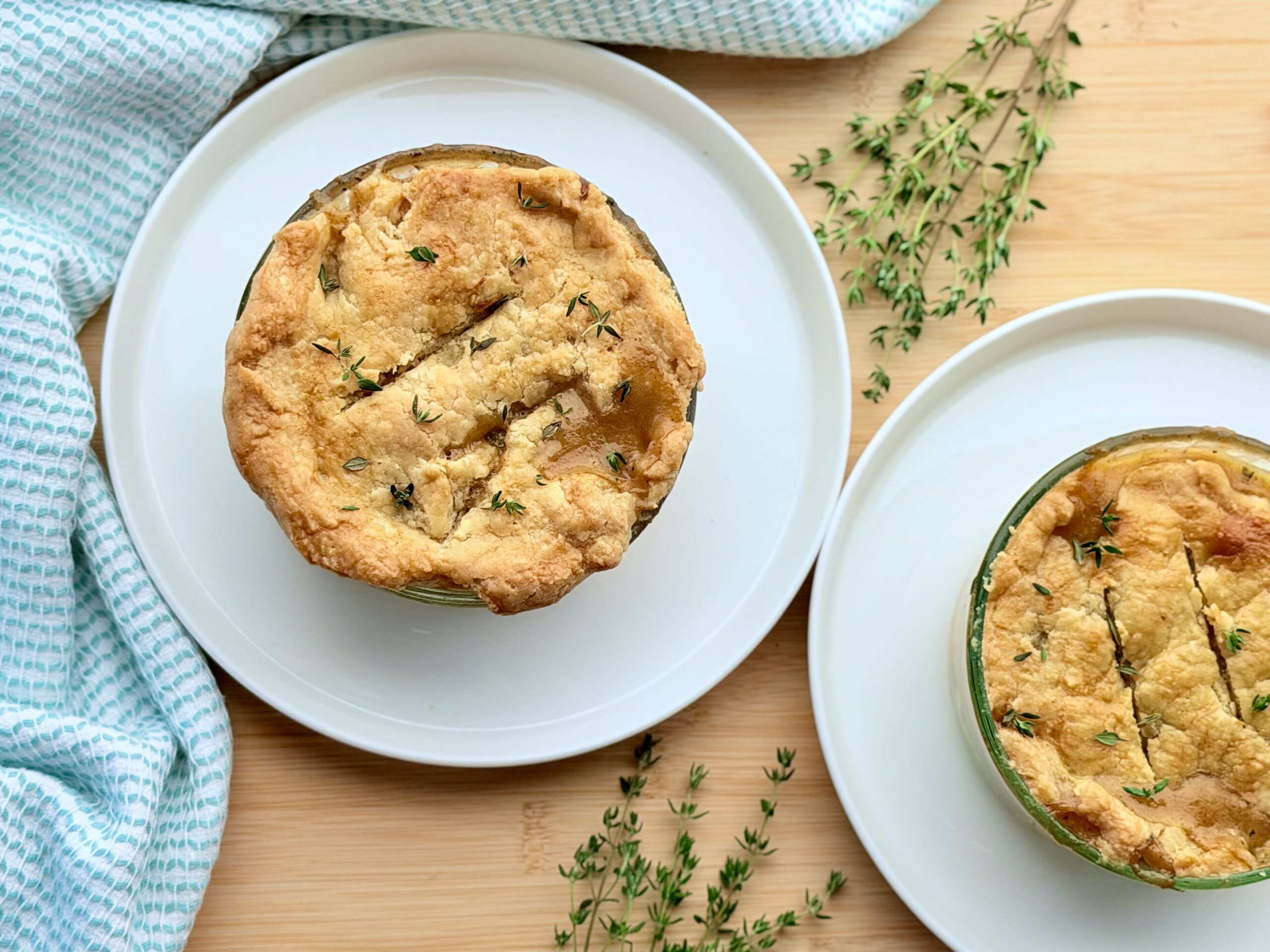 Gluten Free Chicken Pot Pie - Recipe photo by OurNourishedKitchen