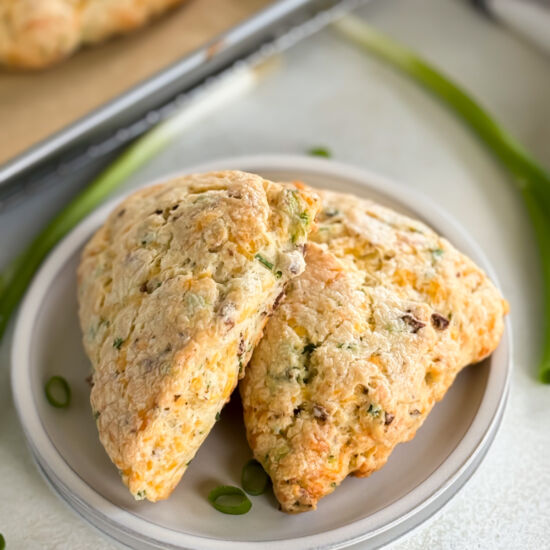 Savory Bacon Cheddar Scones - Recipe photo by berlyskitchen
