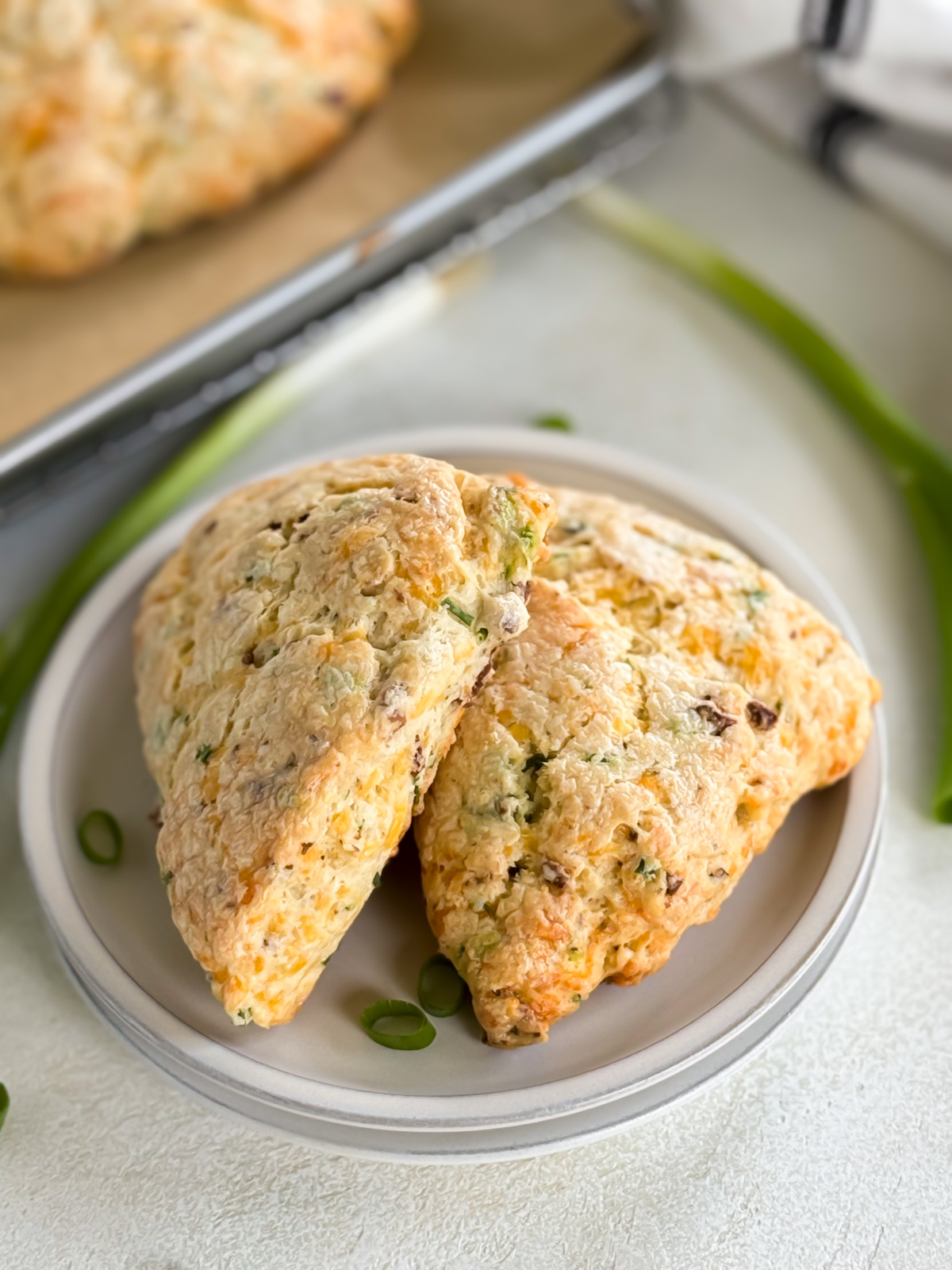Savory Bacon Cheddar Scones - Recipe photo by berlyskitchen