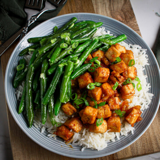 Crispy Maple-Soy Tofu - Recipe photo by WhiteMapleLane