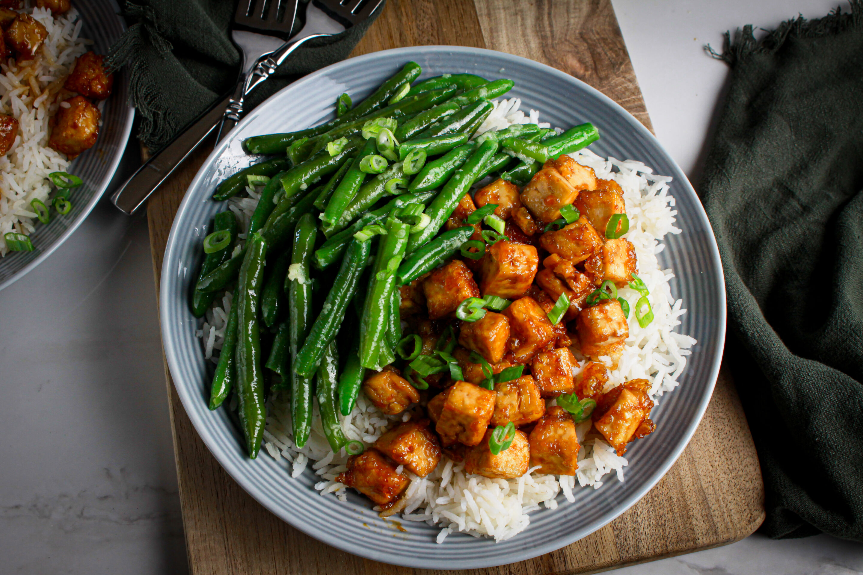 Crispy Maple-Soy Tofu - Recipe photo by WhiteMapleLane
