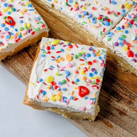 Soft Frosted Sugar Cookie Bars - Recipe photo by WhiteMapleLane
