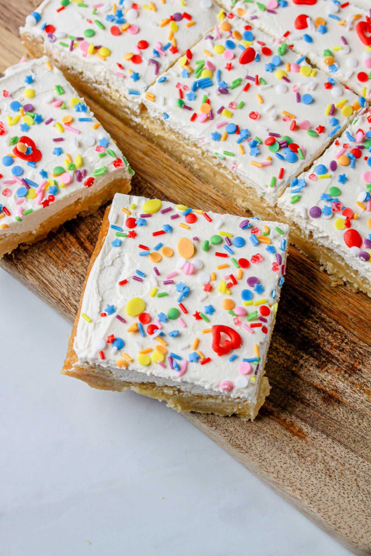 Soft Frosted Sugar Cookie Bars - Recipe photo by WhiteMapleLane