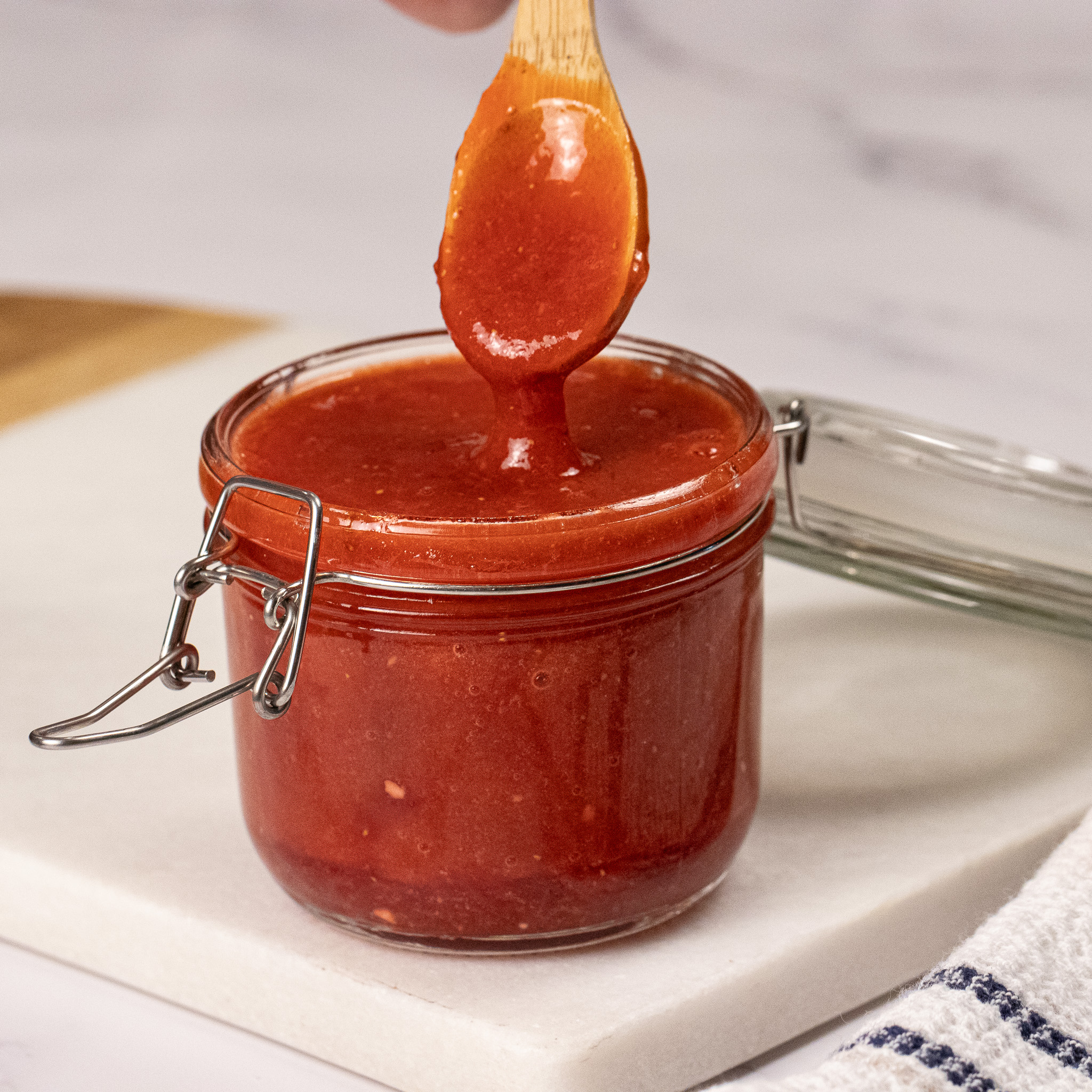 Blended Strawberry Compote - Recipe photo by Tastycue