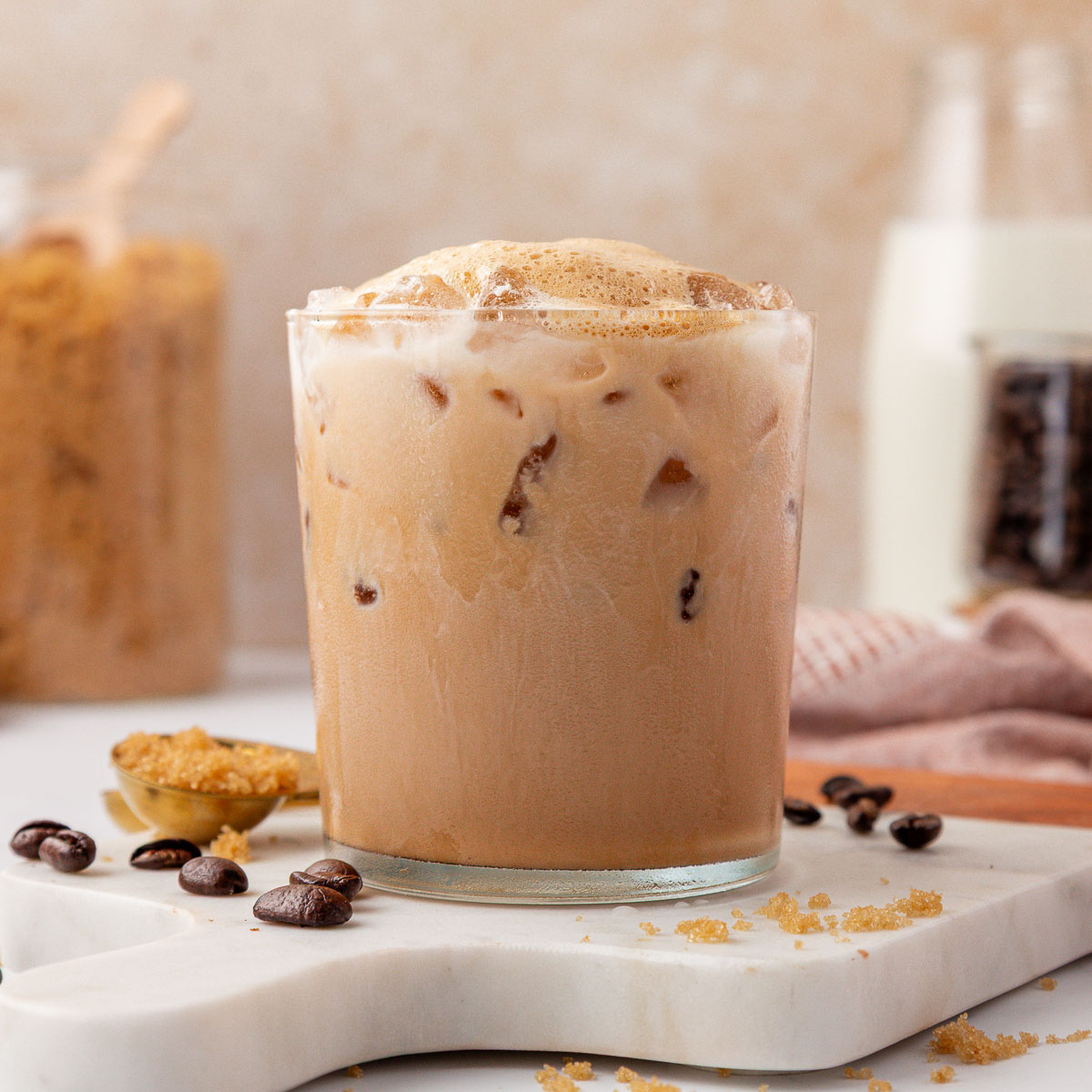 Iced Brown Sugar Latte - Recipe photo by buildyourbite