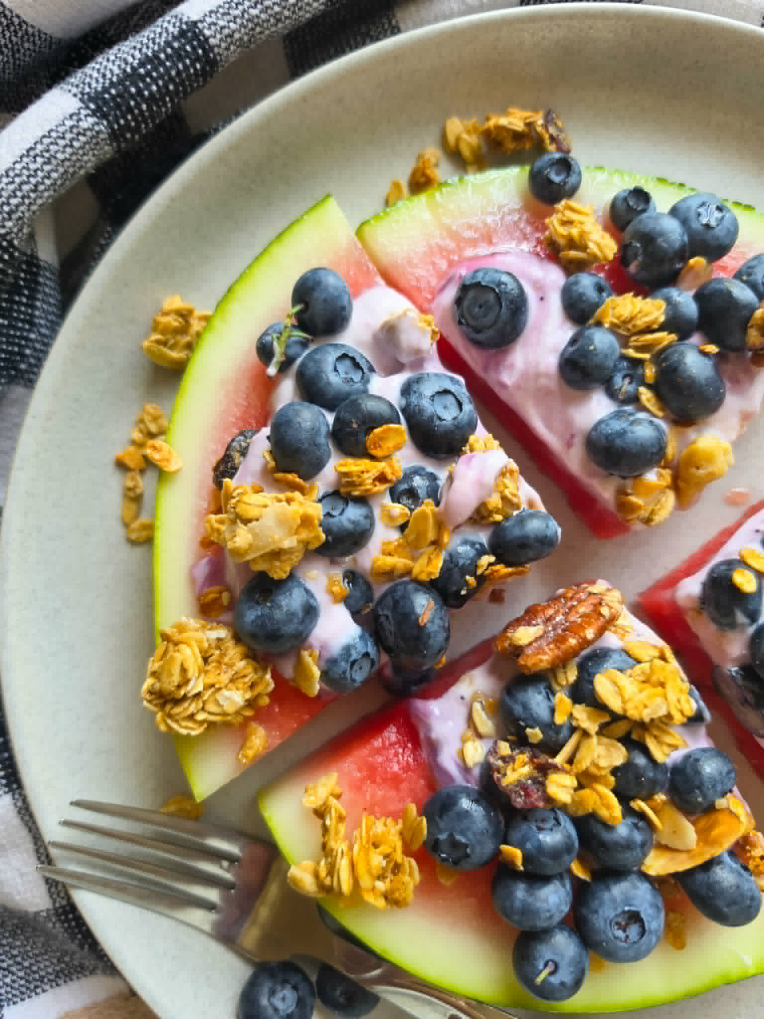 Summer Snacks – Loaded Watermelon - Recipe photo by the_happy_veg