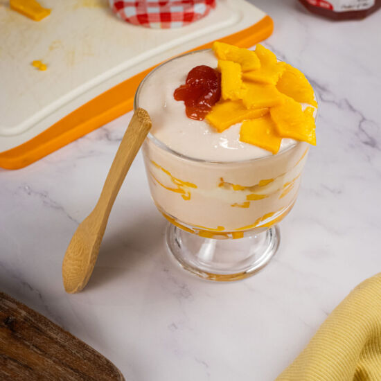 High Protein Yogurt Parfait: Mango - Recipe photo by Tastycue