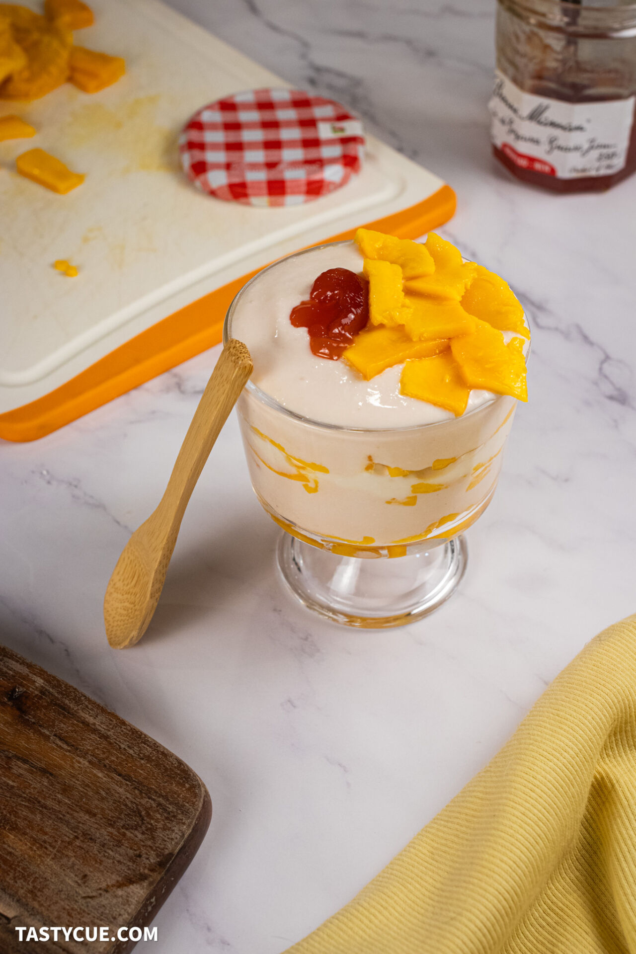 High Protein Yogurt Parfait: Mango - Recipe photo by Tastycue