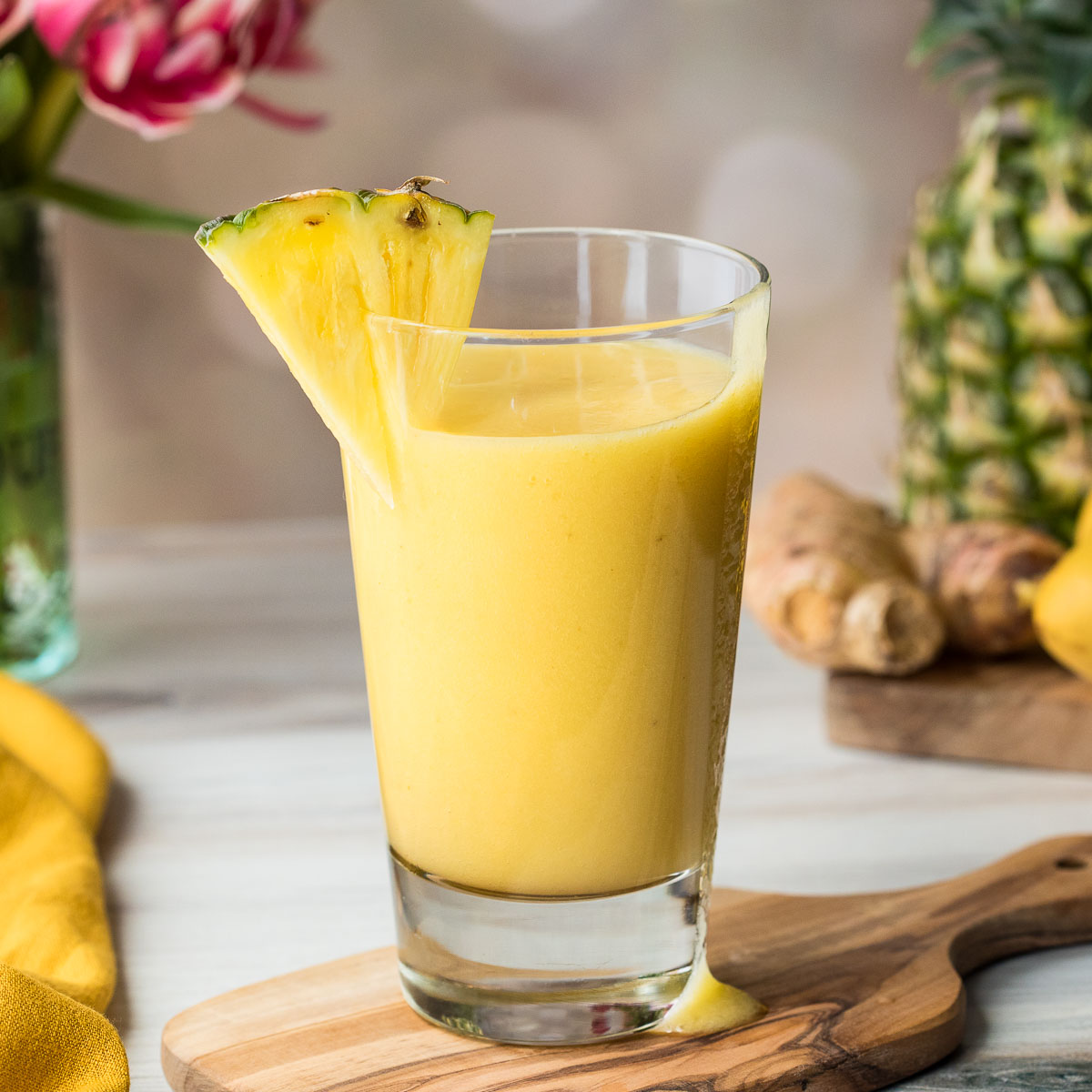Mango Pineapple Smoothie - Recipe photo by Chef Molly
