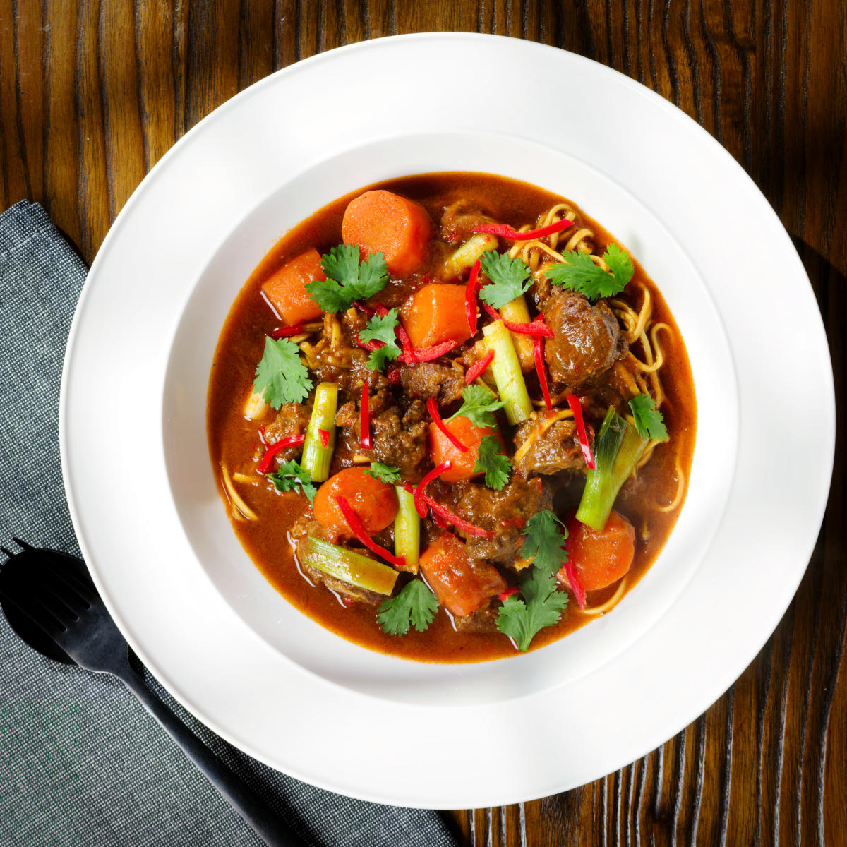 Mì Bò Kho: Beef Noodle Soup - Recipe photo by Brian Jones