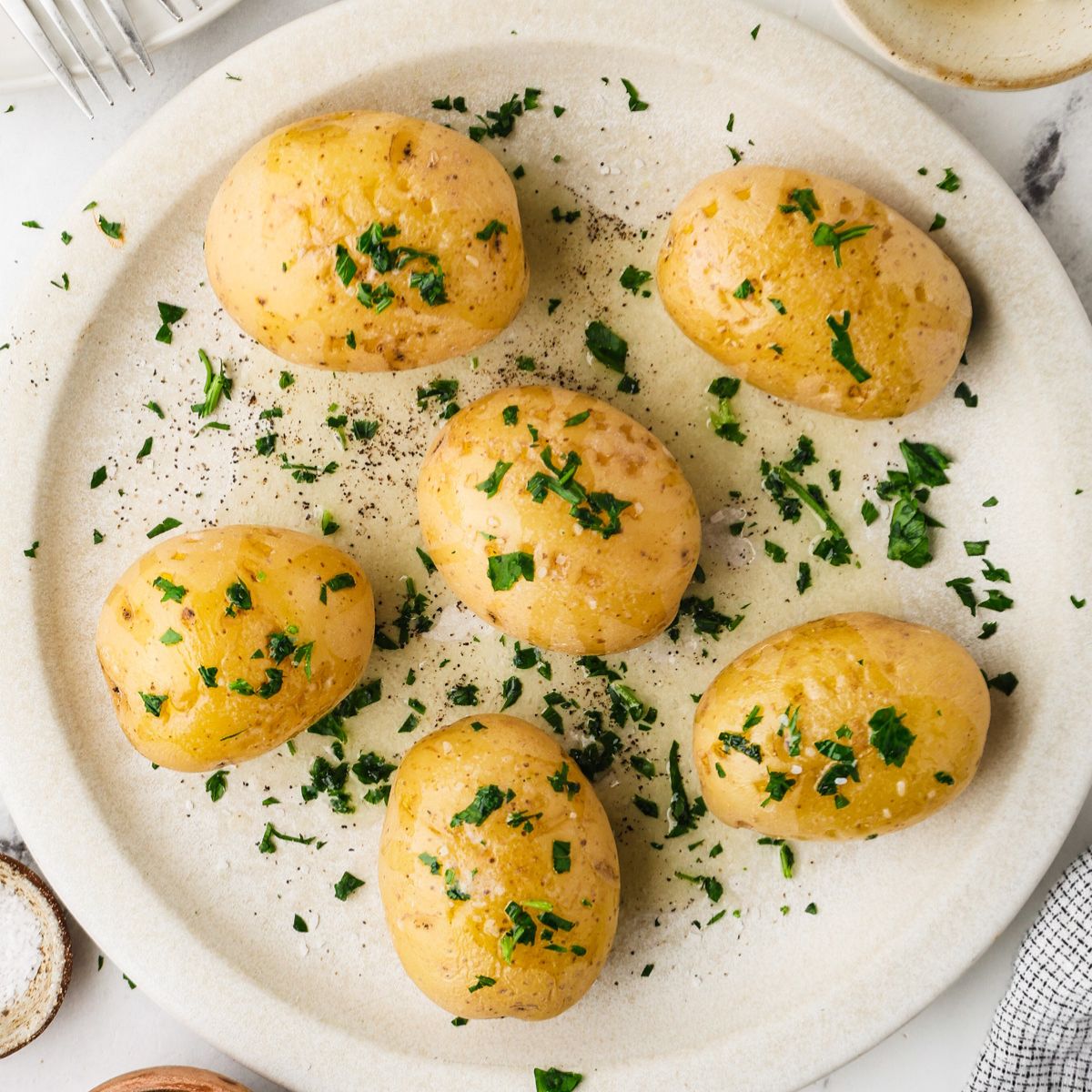 Microwave Yukon Potatoes - Recipe photo by Family Food on the Table