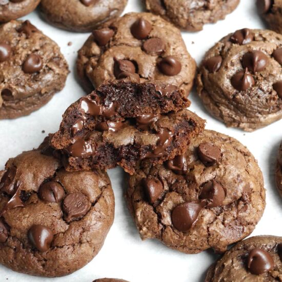 Fudgy Double Chocolate Cookies - Recipe photo by This Mom Cooks