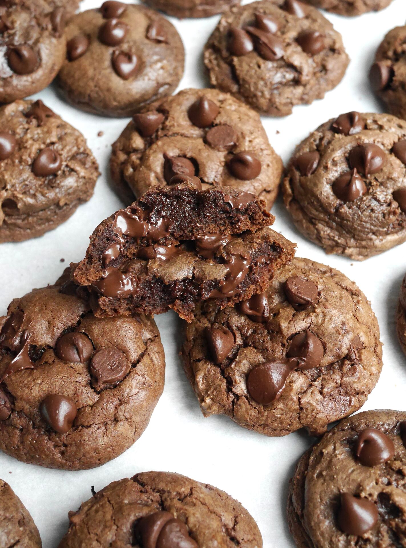 Fudgy Double Chocolate Cookies - Recipe photo by This Mom Cooks