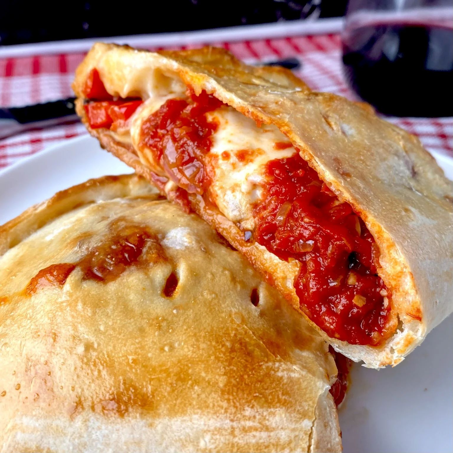 Pepperoni Calzone Pizza - Recipe photo by Dinnertime Somewhere