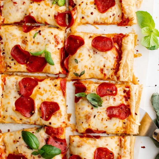 Puff Pastry Pizza - Recipe photo by berlyskitchen