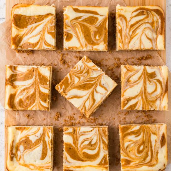 Pumpkin Cheesecake Bars - Recipe photo by SuburbanSimplicity