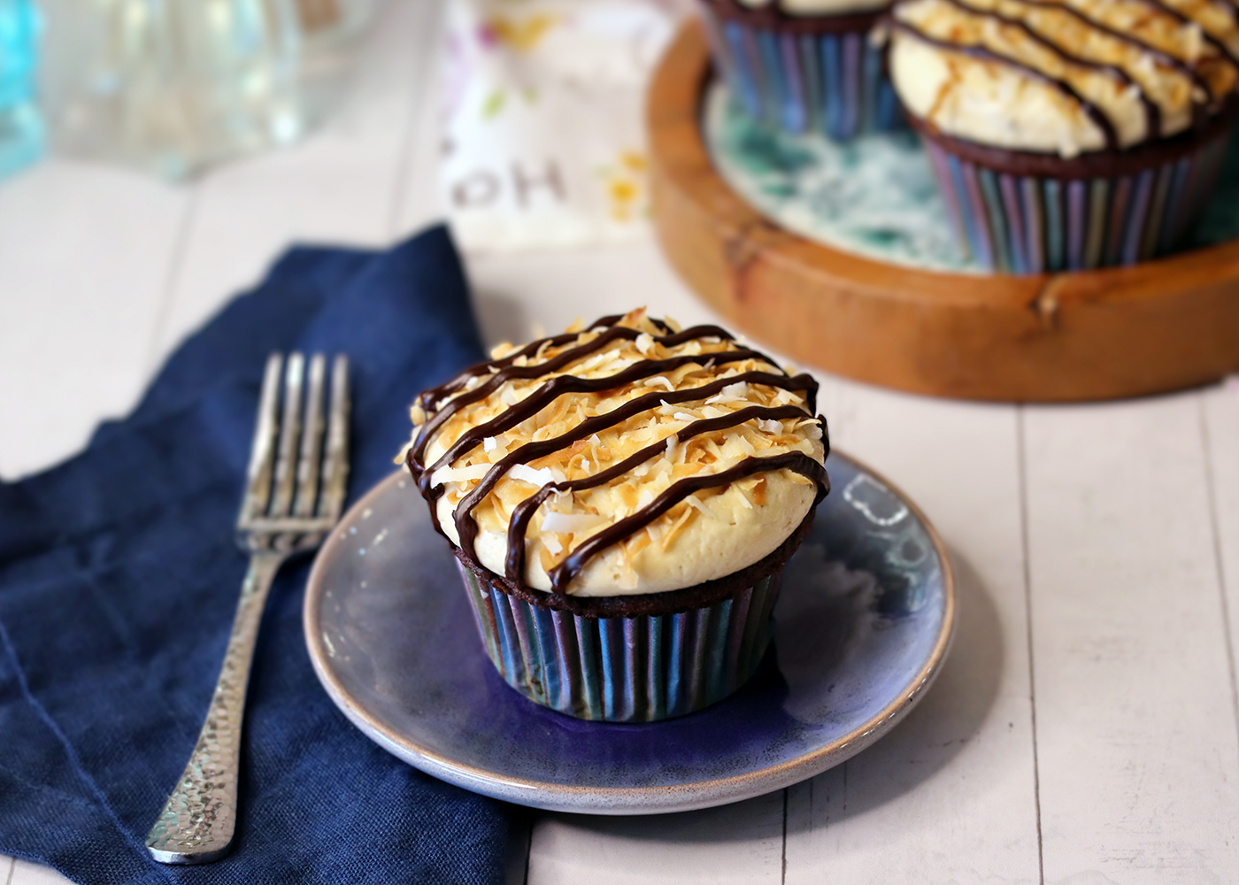 Samoa Cupcakes - Recipe photo by ChocoholicAnonymous