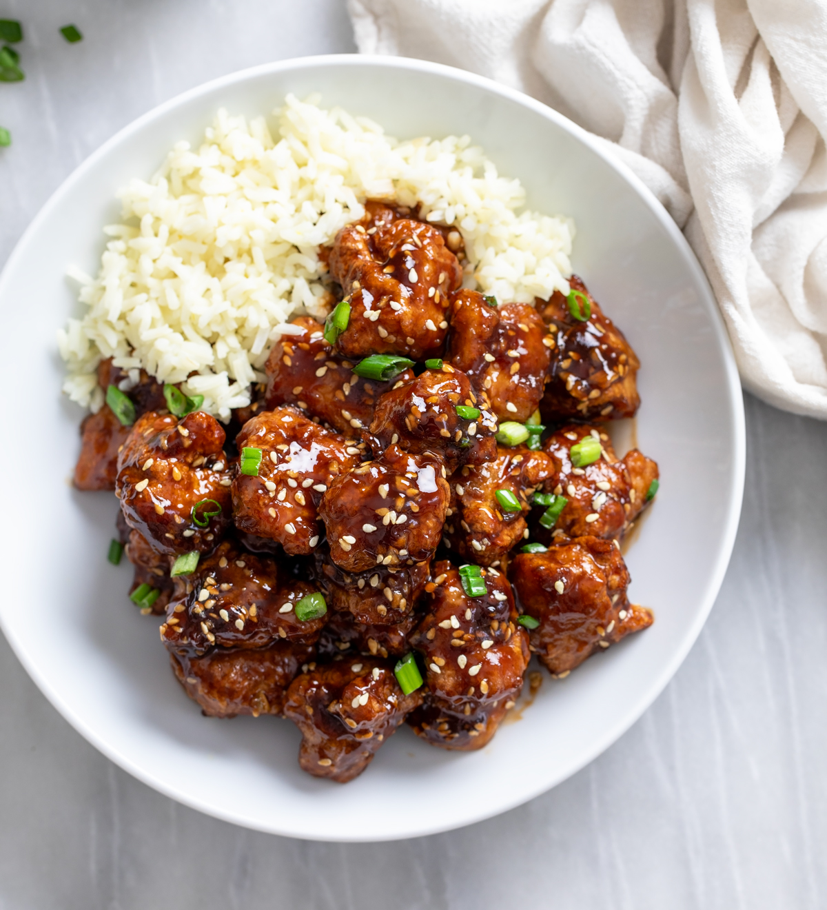 Sesame Chicken - Recipe photo by TheCozyCook