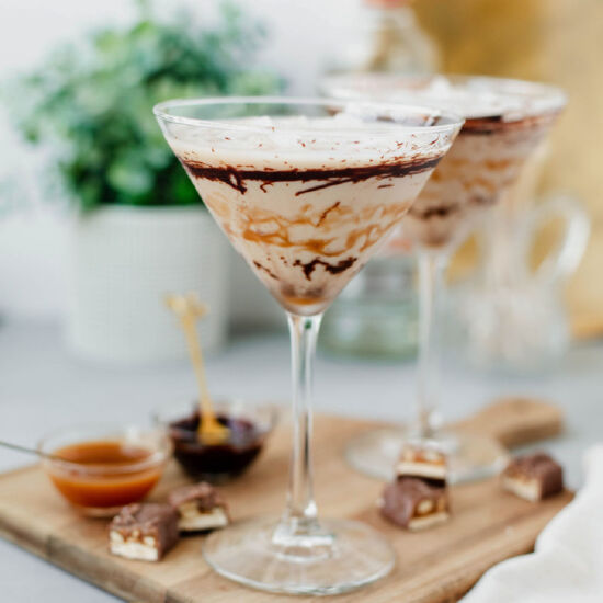 Snickers Martini - Recipe photo by The Cookin Chicks