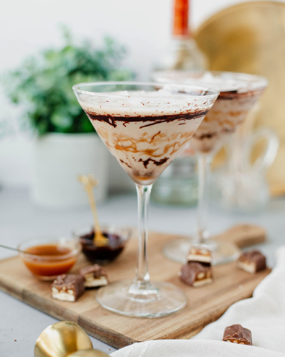 Snickers Martini - Recipe photo by The Cookin Chicks