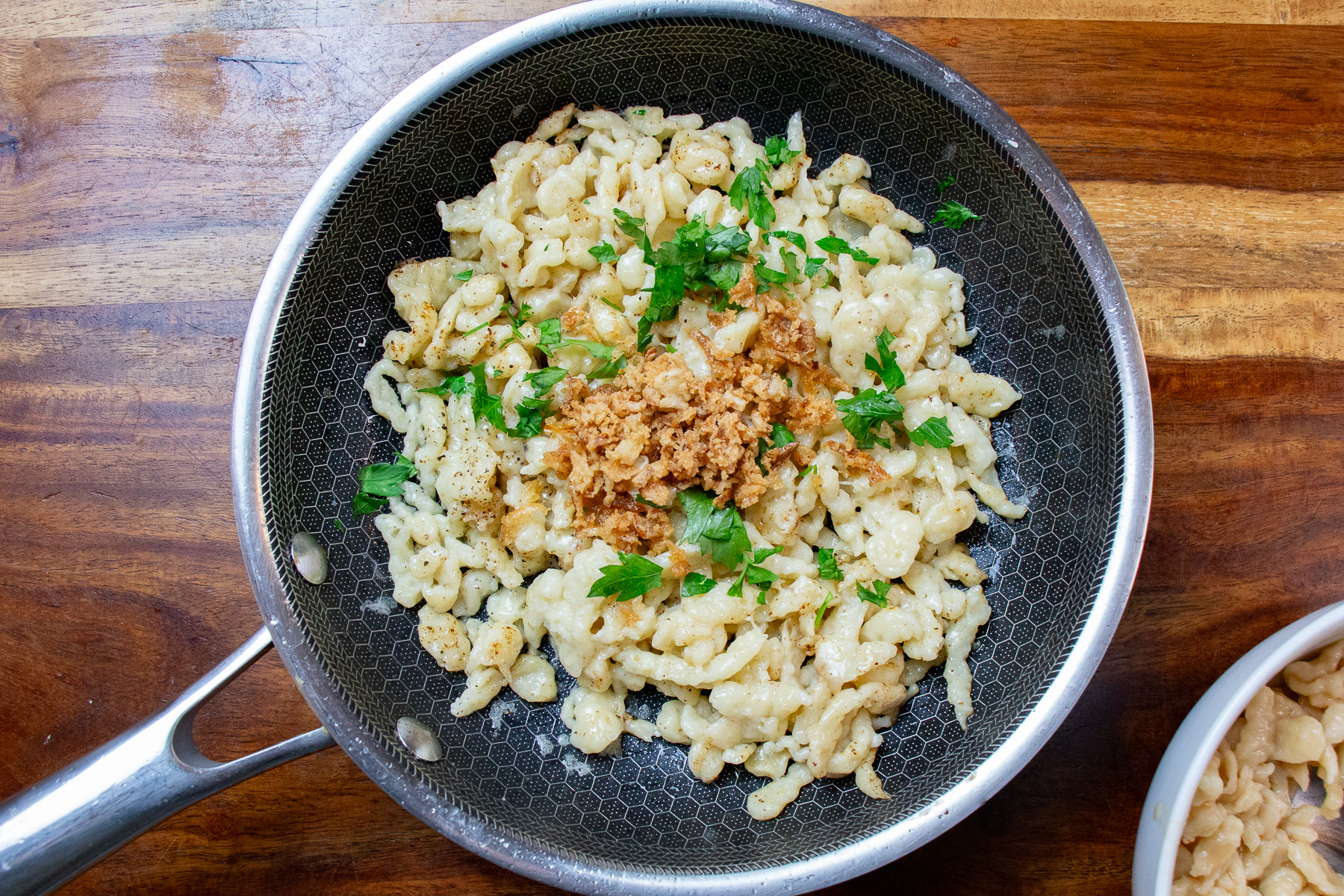 Spätzle Two Ways - Recipe photo by Little Nomads Recipes