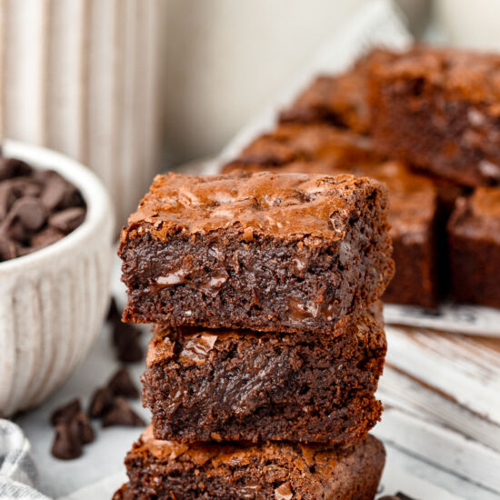 Fudgy Spelt Brownies - Recipe photo by LittleChefWithin