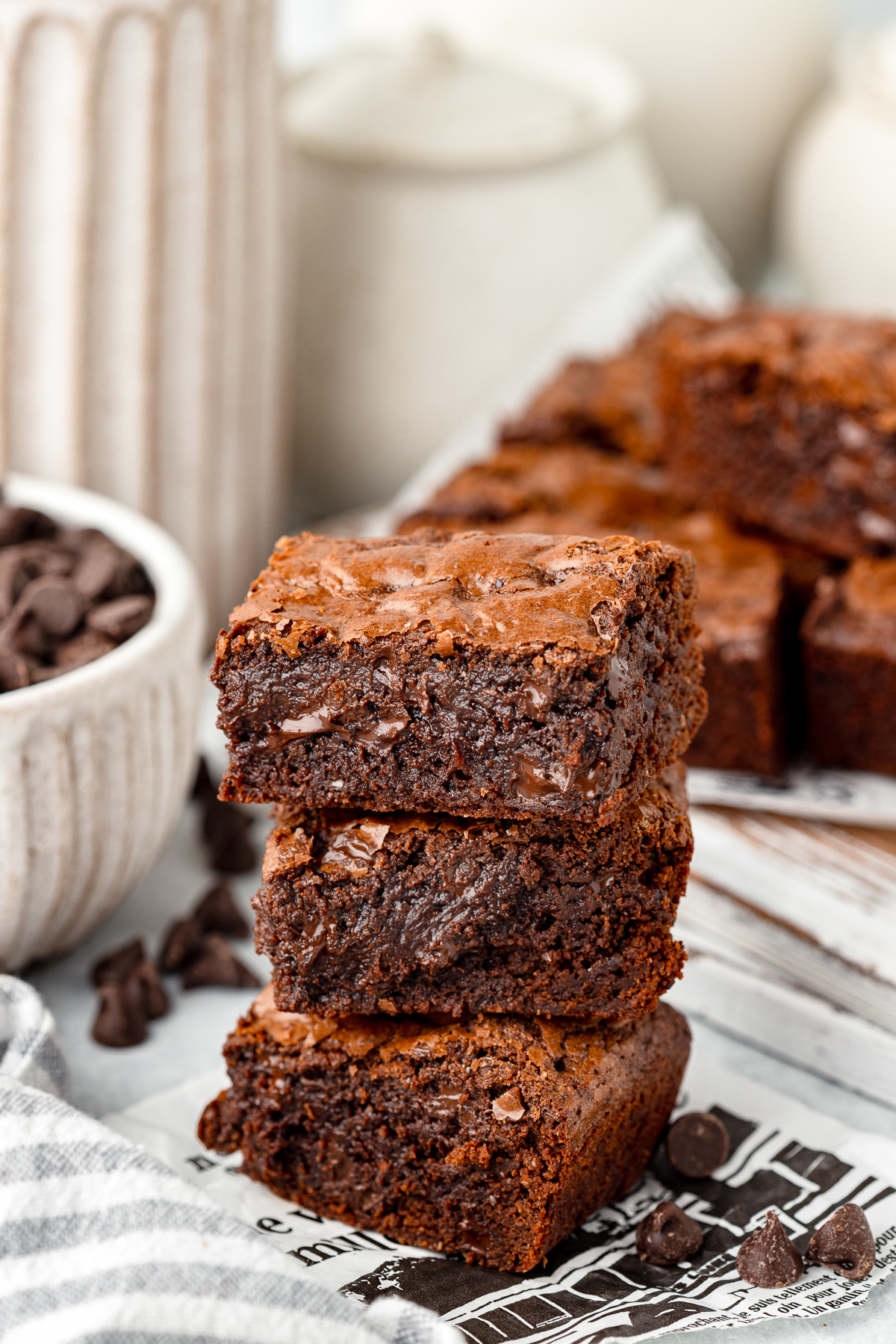 Fudgy Spelt Brownies - Recipe photo by LittleChefWithin