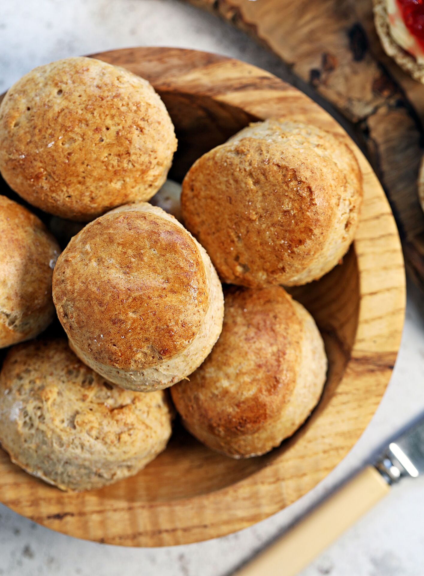Spelt Scones - Recipe photo by FabFood4All
