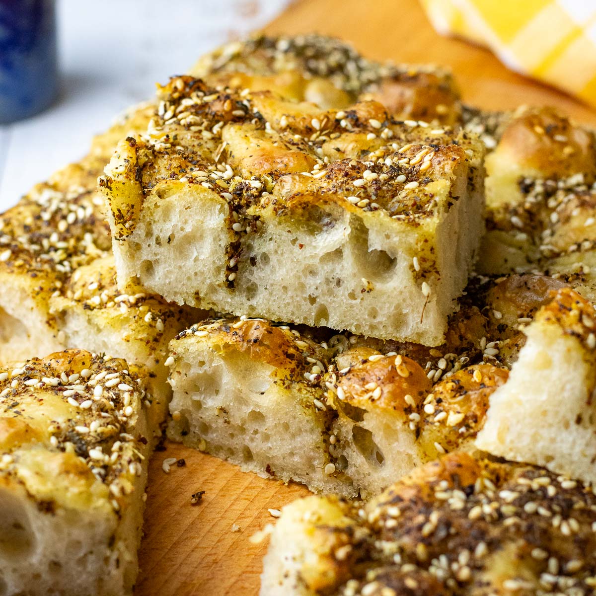 Sourdough Zaatar Focaccia - Recipe photo by somebodyfeedseb