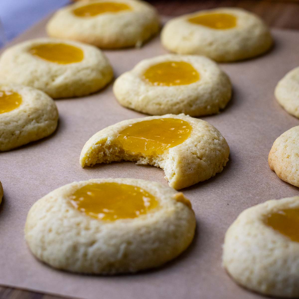 Sourdough Lemon Thumbprint Cookies - Recipe photo by somebodyfeedseb