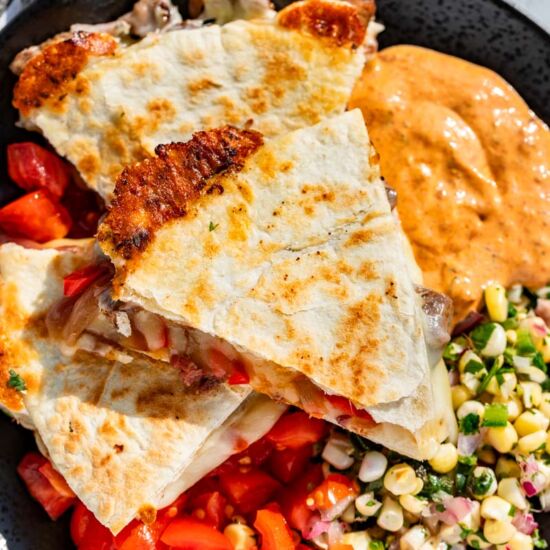 Chipotle Steak Quesadillas - Recipe photo by Get Inspired Everyday