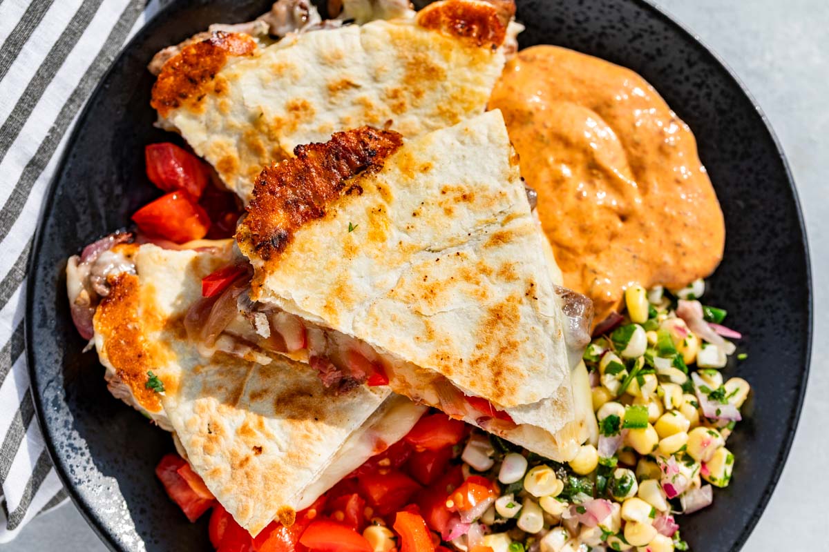 Chipotle Steak Quesadillas - Recipe photo by Get Inspired Everyday
