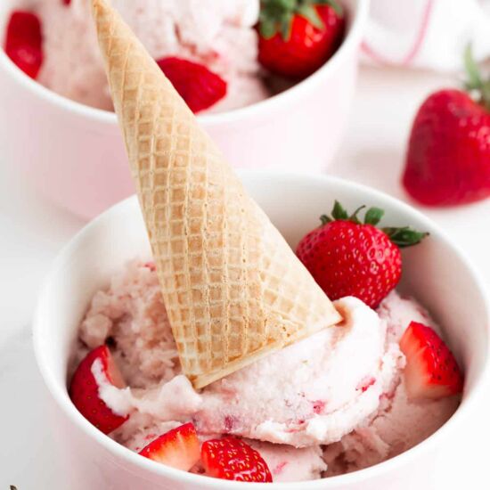 Fresh Strawberry Ice Cream - Recipe photo by I Heart Naptime