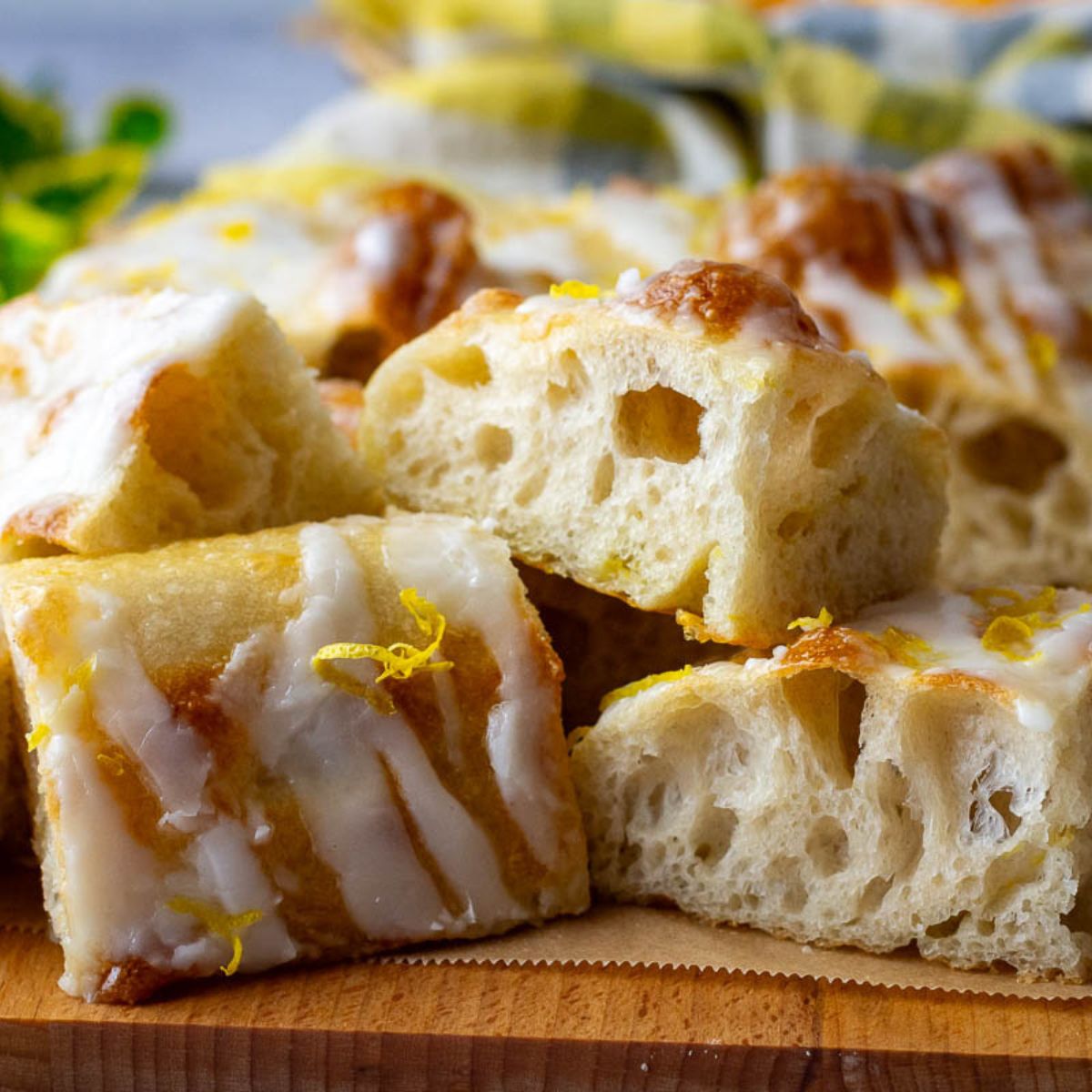Sweet Lemon Sourdough Focaccia - Recipe photo by somebodyfeedseb