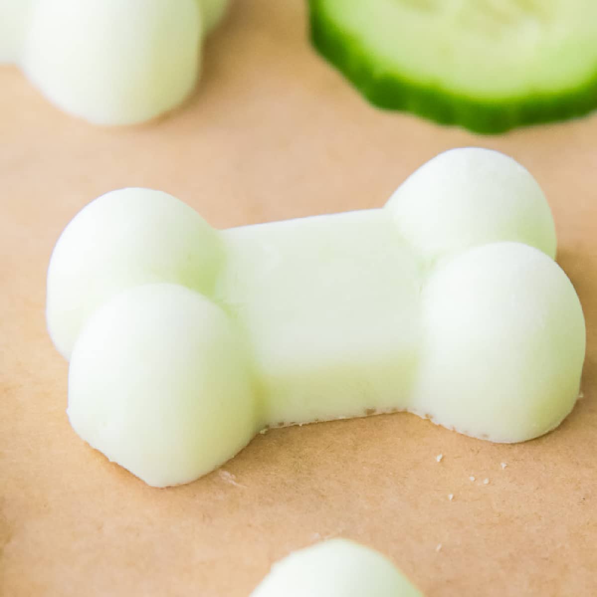 Easy Cucumber Yogurt Dog Treats - Recipe photo by OnMyKidsPlate