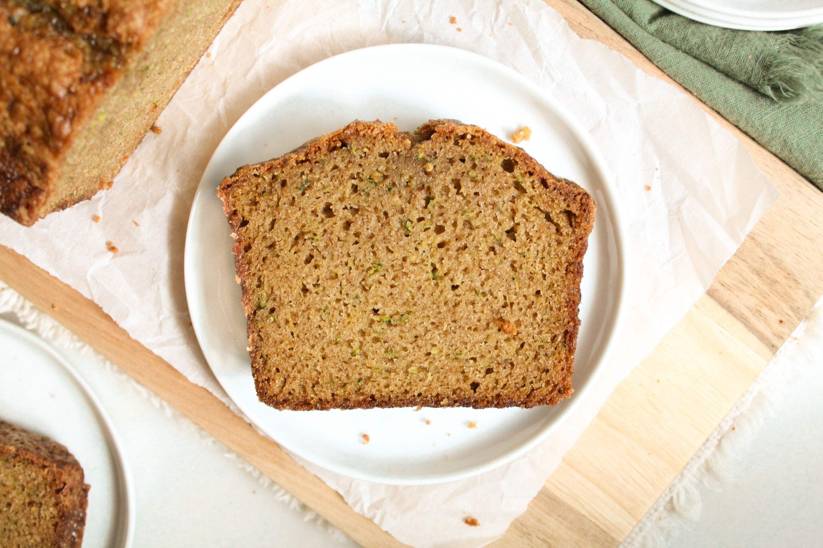 Nut-Free Zucchini Bread - Recipe photo by cedarbaking