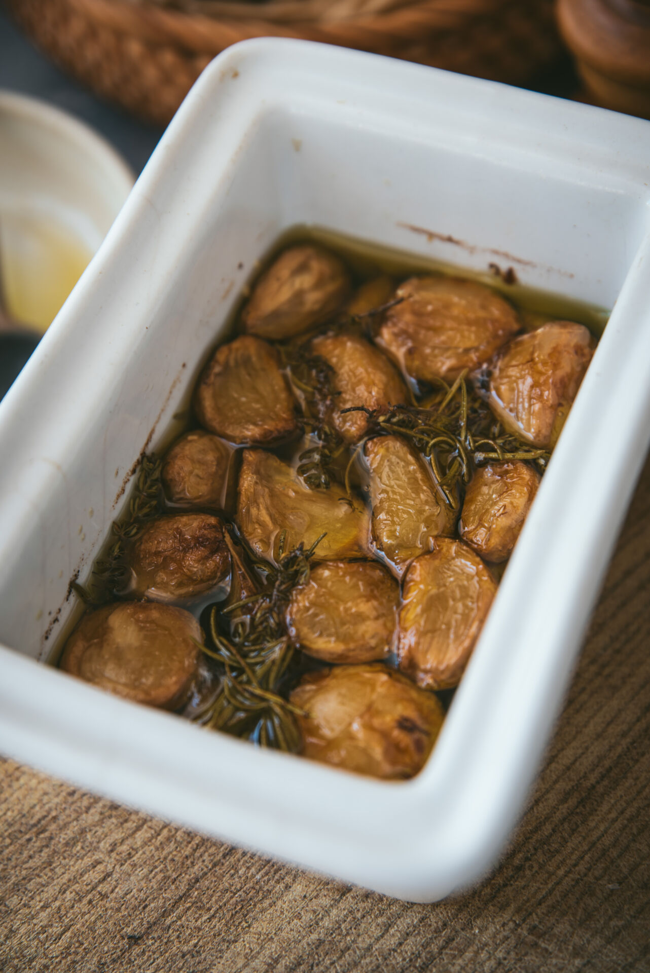 Oven-Roasted Garlic Confit - Recipe photo by zesttangerine