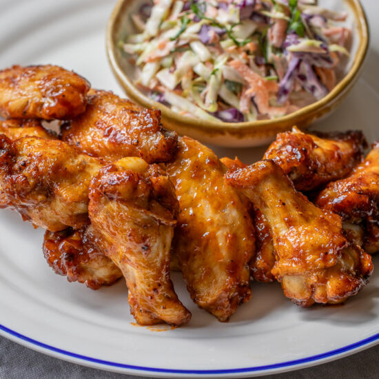 Air Fryer BBQ Chicken Wings - Recipe photo by My Best Air Fryer Recipes