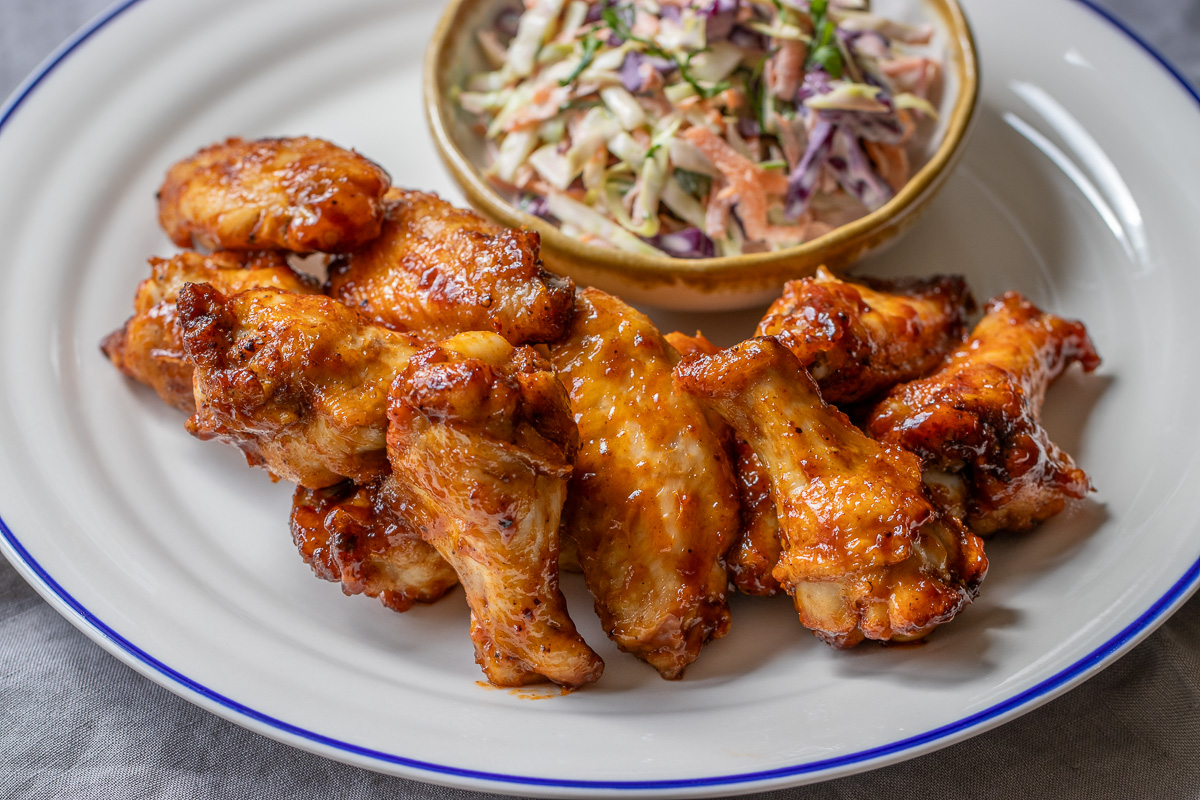 Air Fryer BBQ Chicken Wings - Recipe photo by My Best Air Fryer Recipes
