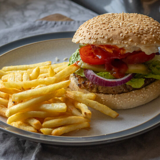 Air Fryer Turkey Burgers - Recipe photo by My Best Air Fryer Recipes