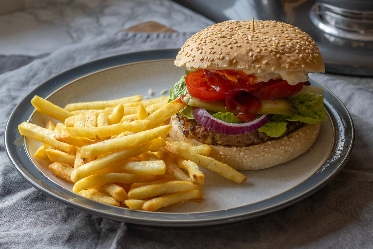 Air Fryer Turkey Burgers - Recipe photo by My Best Air Fryer Recipes