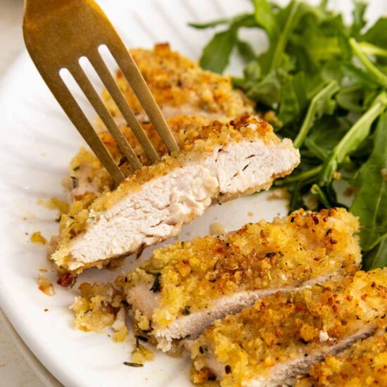 Baked Parmesan Crusted Chicken - Recipe photo by pumpkinnspice
