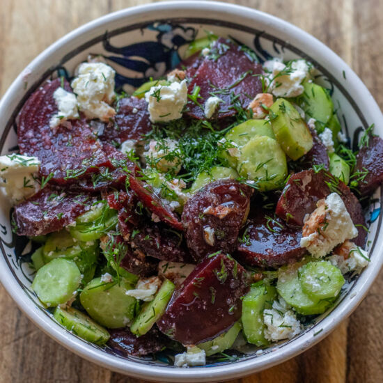 Beet Cucumber Salad - Recipe photo by Cooking Gorgeous