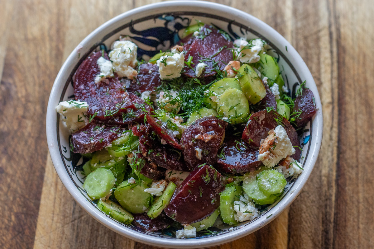 Beet Cucumber Salad - Recipe photo by Cooking Gorgeous