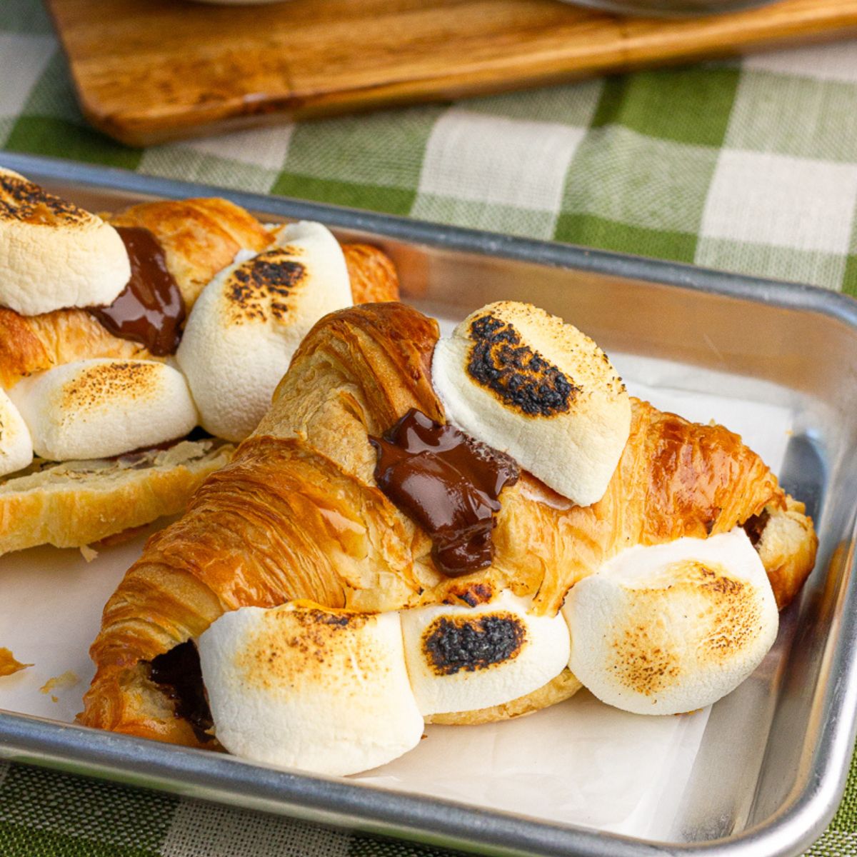 Croissant S’mores - Recipe photo by healthdownsouth