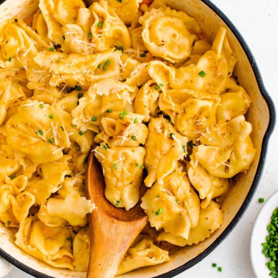 Cajun Garlic Butter Tortellini - Recipe photo by TheSaltyMarshmallow