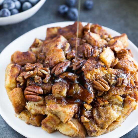 Instant Pot French Toast Casserole - Recipe photo by peasandcrayons