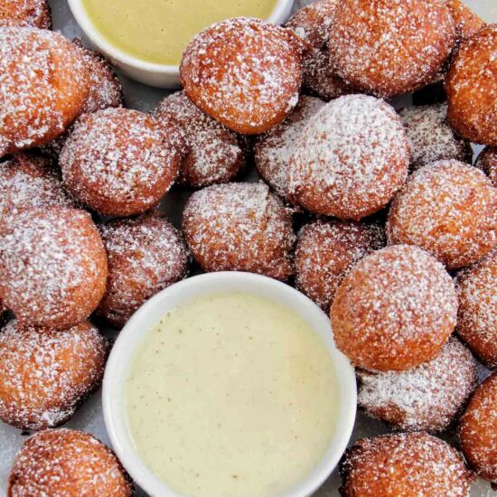 Italian Ricotta Zeppole Donuts - Recipe photo by homebodyeats